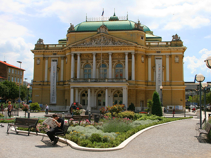 National theatre Rijeka Croatia