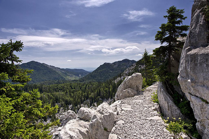 North velebit national park in Croatia