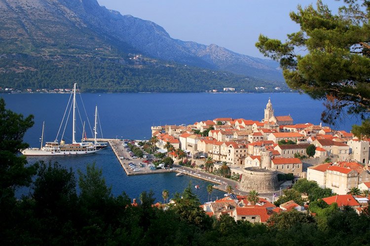 Old Town Of Korčula on Korčula island